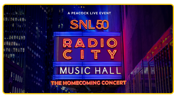 SNL50: The Homecoming Concert Key Art 