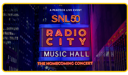 SNL50: Homecoming Concert key art 