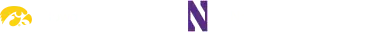 Iowa vs Northwestern Logo