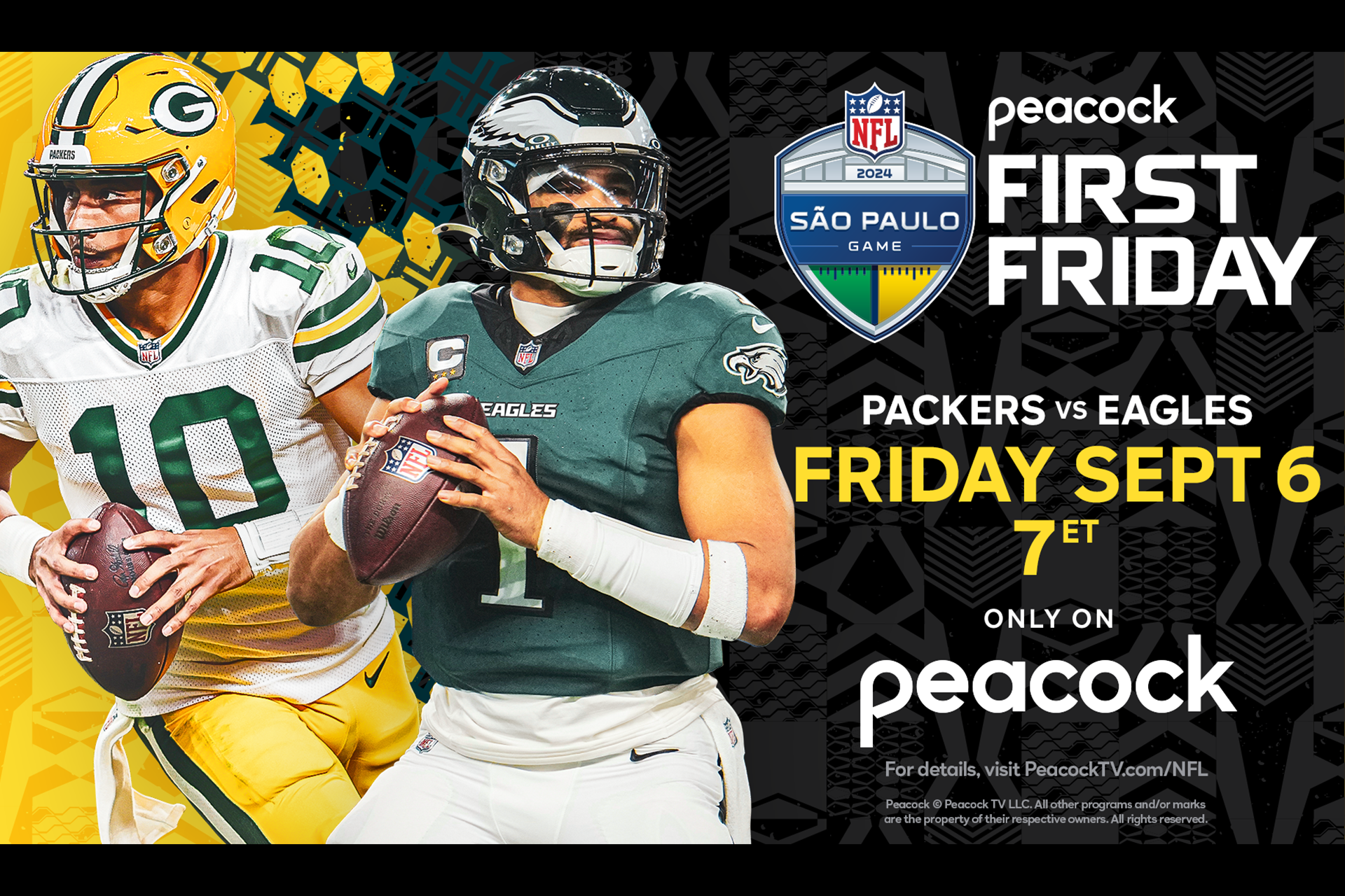 Nfl Peacock Exclusive Packers Eagles