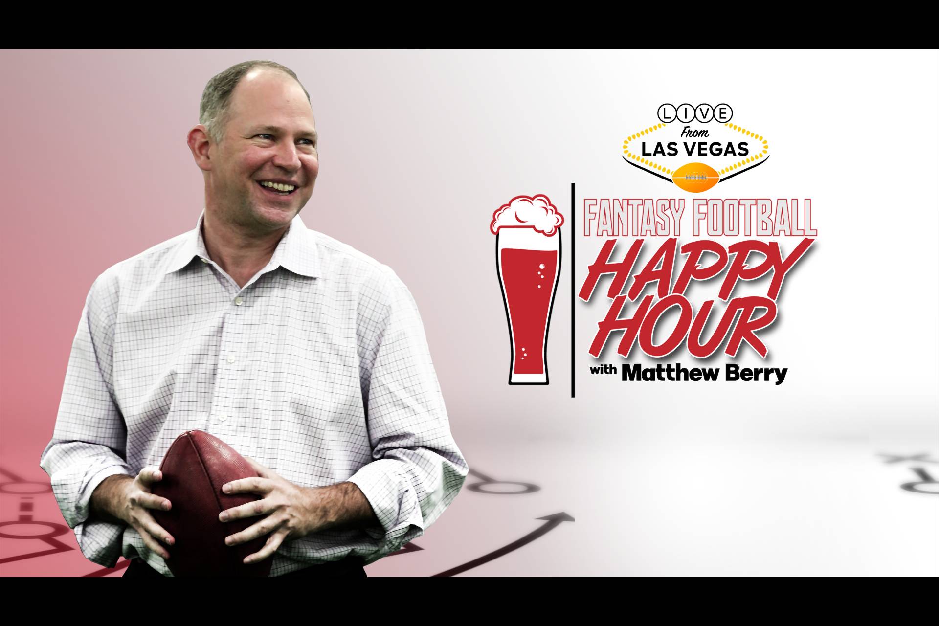 Mathew Berry hosts Fantasy Football Happy Hour LIVE Daily on Peacock.