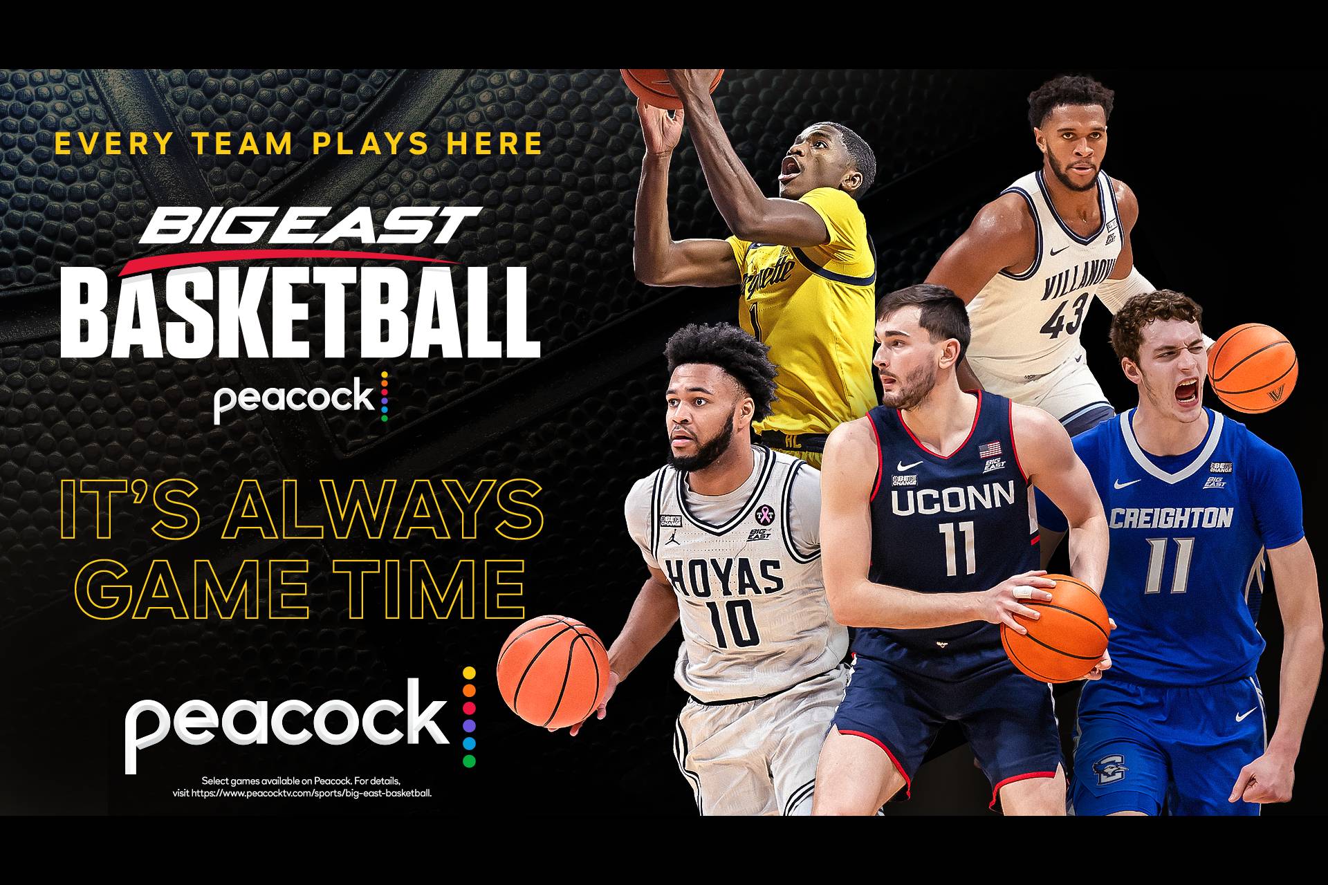 Big East Men's Basketball on Peacock