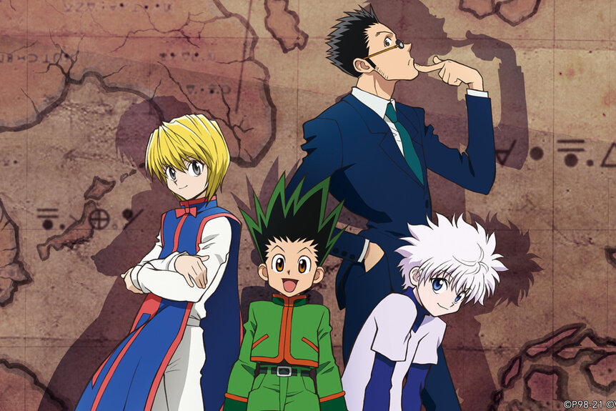 Animation of characters on Anime, Hunter X Hunter.